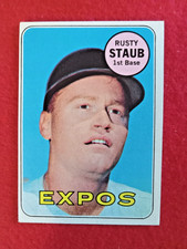 1969 Topps Baseball Card #230 RUSTY STAUB Expos  Item 1   Nice EX/MT