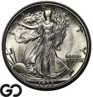 1935-D Walking Liberty Half Dollar, Beautiful Solid Gem BU++