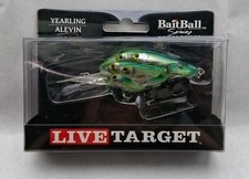 New NOS Koppers Bait Ball Live Target Yearling Alevin 2-3/8" Blue Charteuse Shad