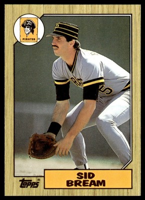 1987 Topps Tiffany Sid Bream Pittsburgh Pirates #35