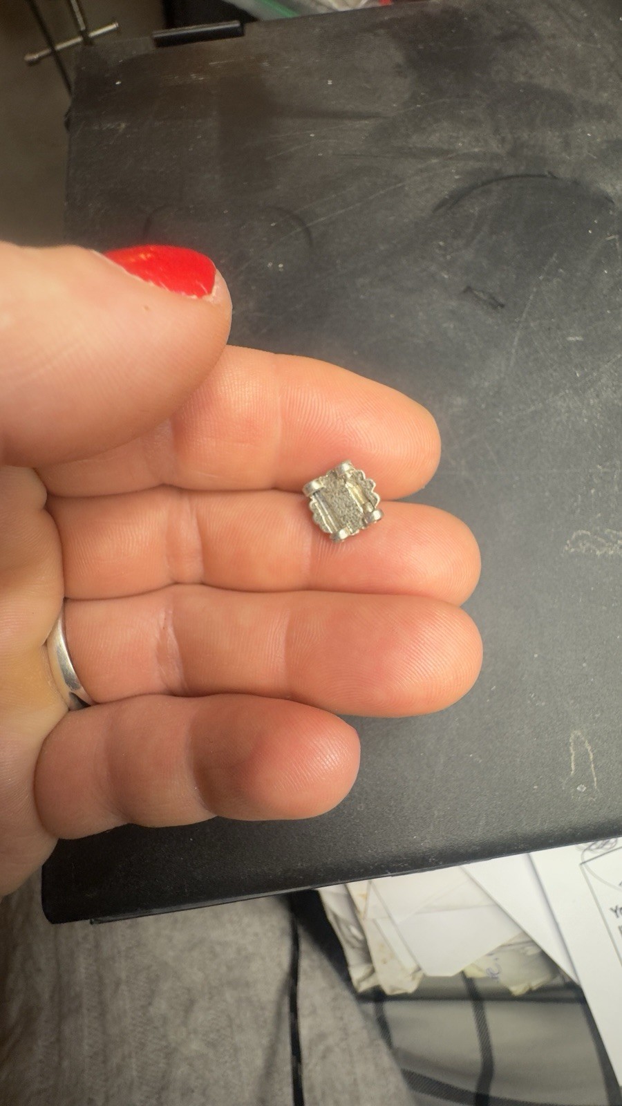 Emerald Charm Solid Sterling 925 Silver Fine Jewe… - image 6