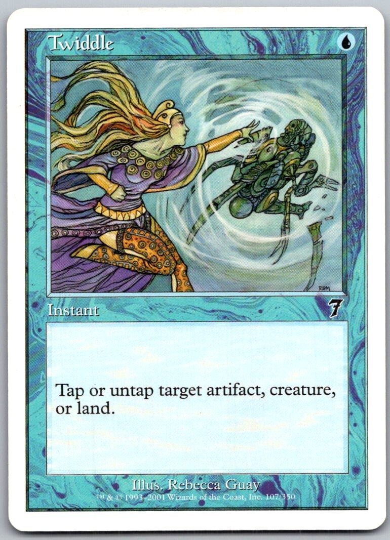 Twiddle 107 Common 7th Edition Magic: The Gathering Lightly Played