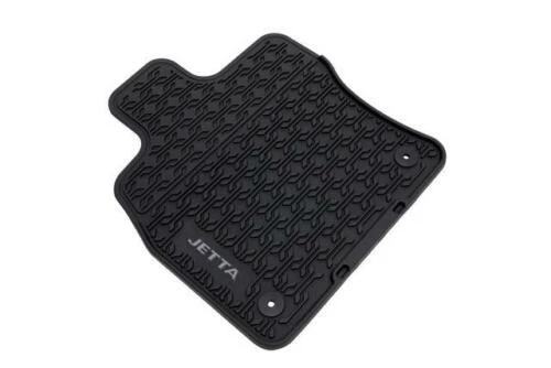 2019-2025 Volkswagen Jetta Black Monster Rubber Floor Mats Genuine 17B-061-550 Foto 3 de 4