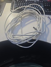 10M Meter White RG6 Satellite Freesat Coax Cable Lead For Sky Plus HD TV Coaxial