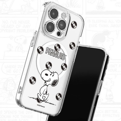 Snoopy Vintage Record Lens Guard Case für iPhone 16 15 14 13 Pro Max mini Plus