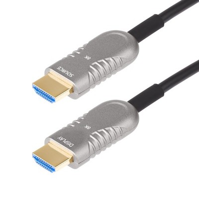 StarTech.com 30ft (9.1m) HDMI 2.1 Hybrid Active Optical 30 ft / 9.15 m, Black