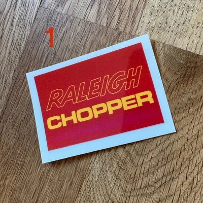 Custom Raleigh Chopper MK2 Colour Matched Laminated Seat Sticker Decal - Image 1 of 4