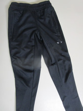 EUC Adidas Climacool boys track pants black on black size XS 7-8 sports soccer