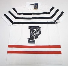 Free Polo Ralph Lauren P Wing Polo Wing Foot Border Stripe Polo Shirt 7107379