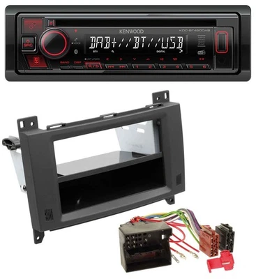 Kenwood MP3 CD USB Bluetooth DAB Autoradio für Mercedes A- B-Klasse Vito rubbert - Bild 1 von 4