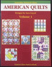 Stained Glass Pattern Book - AANRAKU AMERICAN QUILTS VOLUME 1