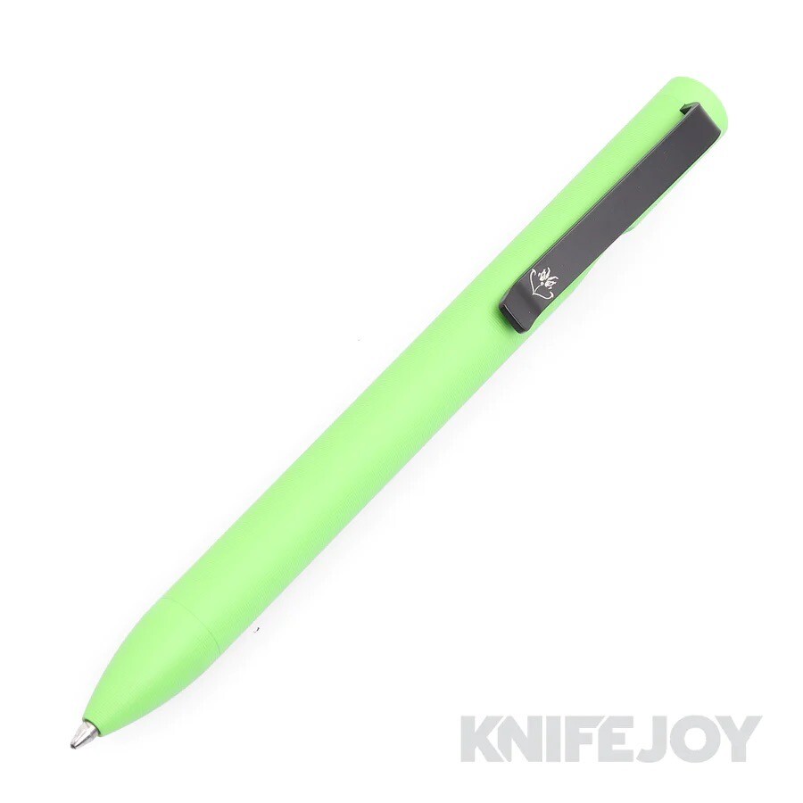 Tactile Turn Knifejoy Exclusive “Grinch Green” Ti Bolt Action Pen