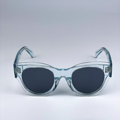 Céline Transparent Blue Sunglasses Celine Women Sunglasses Transparent Blue Gradient Oval  main image 3