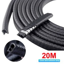20m Car Door Edge Protector Guard U Shape Seal Strip Trim Molding Accessories