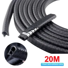 65ft U-Shape Car Door Edge Guard Molding Trim Rubber Edge Strip Seal Protector