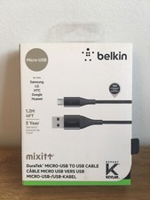 Belkin Mixit DuraTek 1.2 m Micro USB Cable with Kevlar - Black