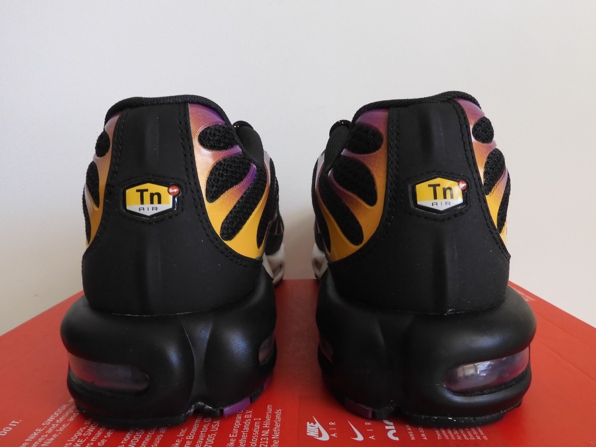 Nike Air Max Plus Black-University Gold-Viotech Purple Sz 11 Rare
