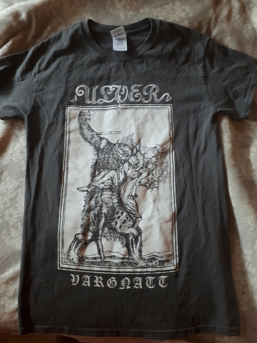 T-shirt Ulver Vargnatt Gris - Marque Gildan, Taille S, Neuf Sans étiquettes, Homme