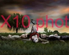 THE VAMPIRE DIARIES #131,IAN SOMERHALDER,nina dobrev,PAUL WESLEY,8X10 photo