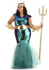 Women's Sea Siren Plus Size Costume