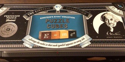 Einstein Collection No 2 Einstein's E=mc2 Equation Puzzle Cubes Brain Teaser