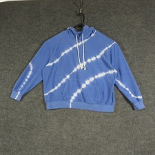 Wild Fable Sweatshirt Womens Medium Blue Long Sleeve Hooded Pocket Pullover