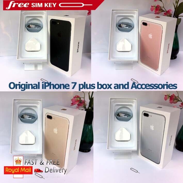 Original iPhone 7 Plus box only with Accessories 32GB 128GB Original iPhone 7 Plus box only with Accessories 32GB 128GB