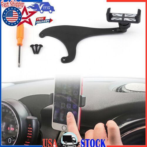 Union Jack Cell Phone GPS Mount Cradle Holder Stand For Mini Cooper F60 Gray USA