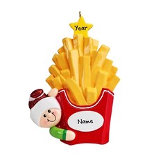 PERSONALIZED French Fry Lover - Christmas Ornament 2023 Keepsake Gift