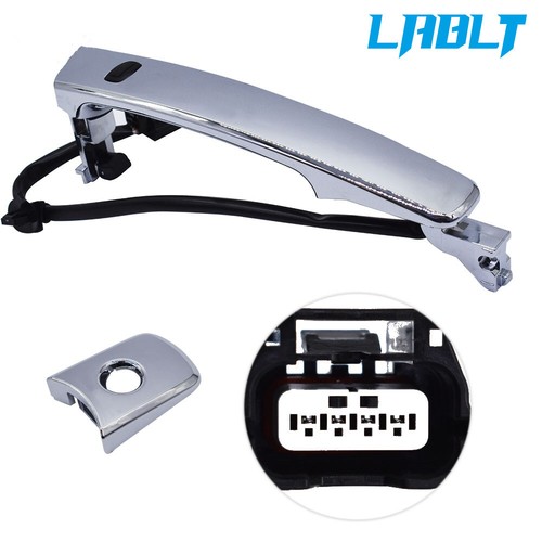 LABLT Front Left Driver Side Door Handle Chrome For 2010-2013 Nissan Rogue - Picture 3 of 10