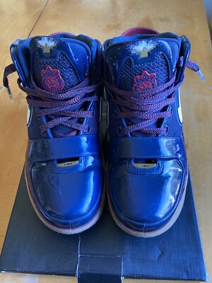 Nike Zoom LeBron 6 Chalk Midnight Navy-VRSTY- Roug- Beige - Size 8 