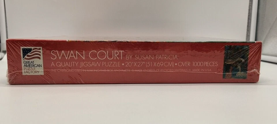 Rompecabezas Swan Court 1000 piezas Gran Puzzle Americano Fábrica Susan Patricia Foto 2 de 4