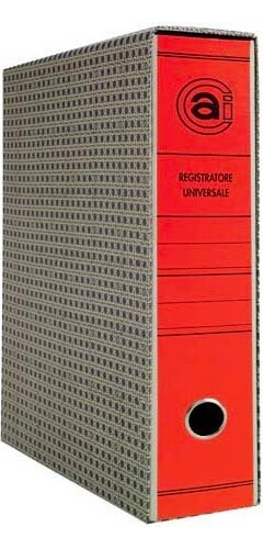 Confezione 12 Registratori Prot 8Cm Rosso Brefiocart 0201101R