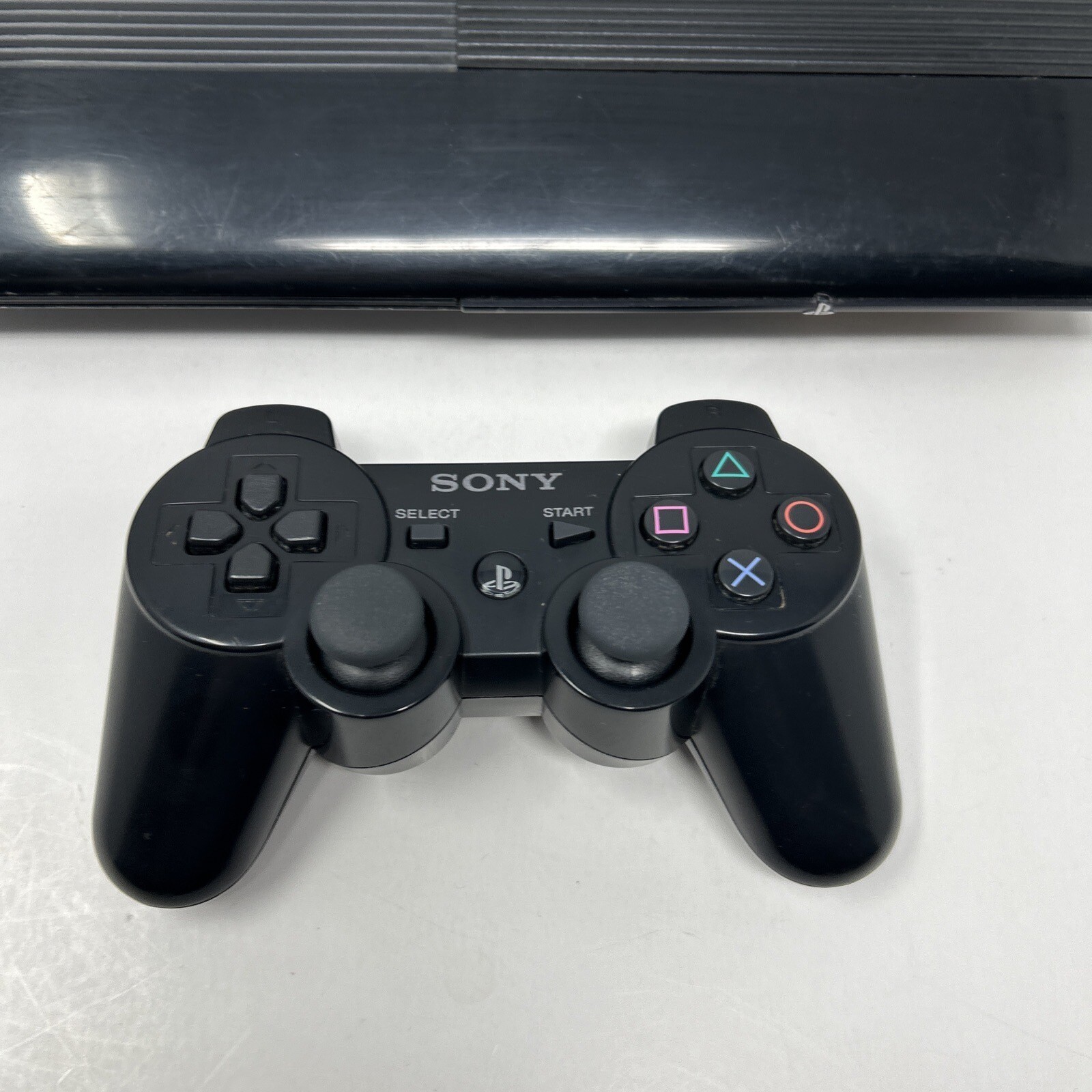 Sony PlayStation 3 PS3 Super Slim 12GB Console Black CECH4201A Tested 695757002744 eBay