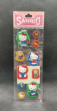 NEW VINTAGE Sanrio Classic Hello Kitty Puffy Stickers, Multicolored (1998)