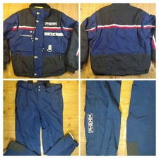 Vintage PHENIX SKI PANTS & COAT MEN size L & XL Snow Winter Snowsuit Set 