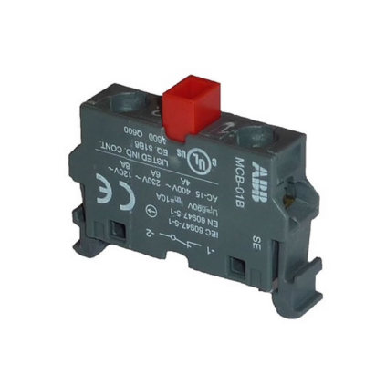 ABB CombiLine Kontaktelement 1 Öffner für Gehäuse Typ MCB-01B, Nr. 4070.0146