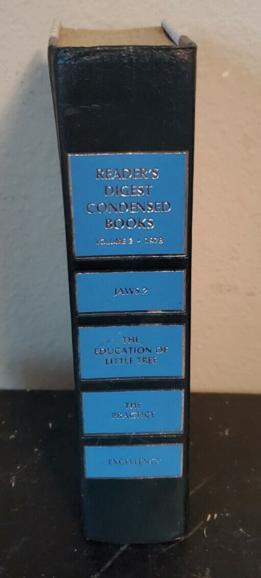 Readers digest condensed books volume 2 1978 jaws 2 ebay