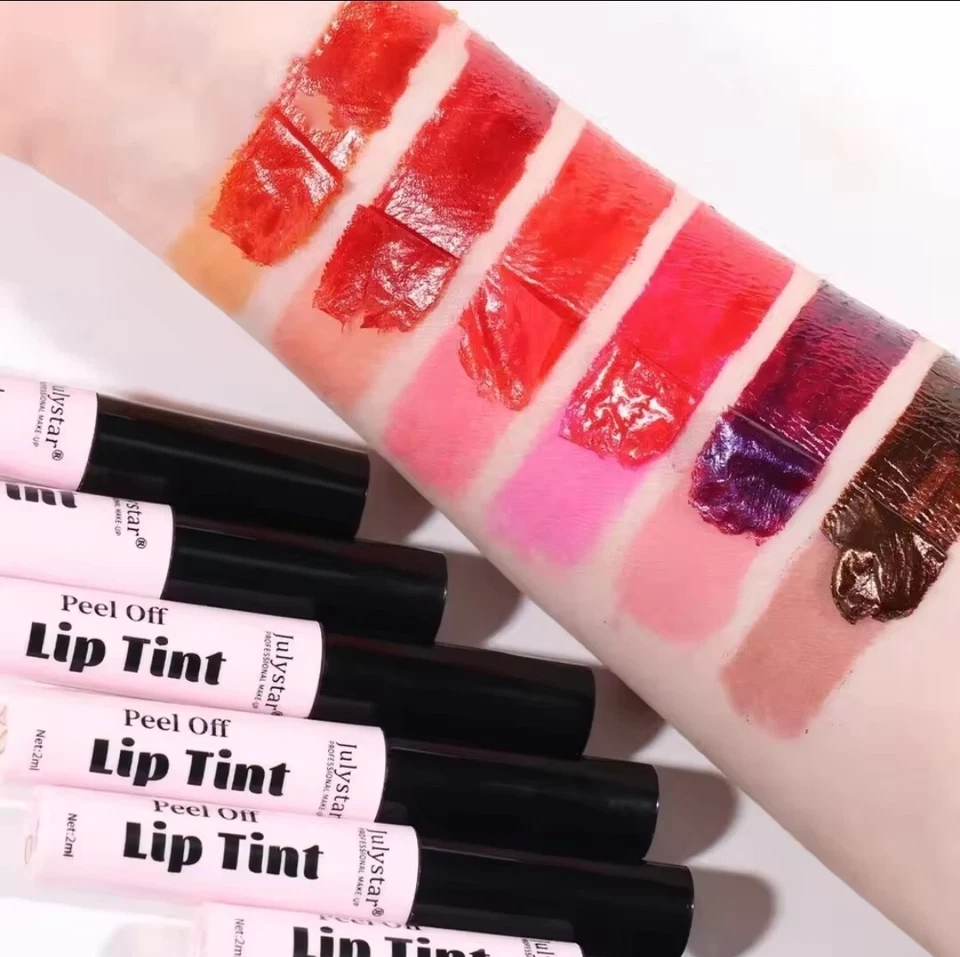 Tear Off Glaze Finish With Base Color Tinted Lip Peel-off Lip Stain Lipstick - Image 4 of 4