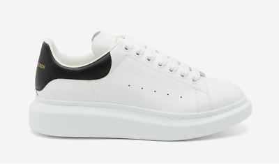 Alexander McQueen Oversized Sneaker Women's White Black 553770
