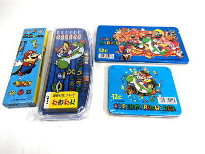 Super Mario World Pencil / Stationary Set collection nintendo