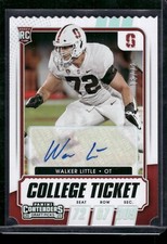 2021 Panini Contenders Draft Picks Ticket Stub #221 Walker Little Auto /72