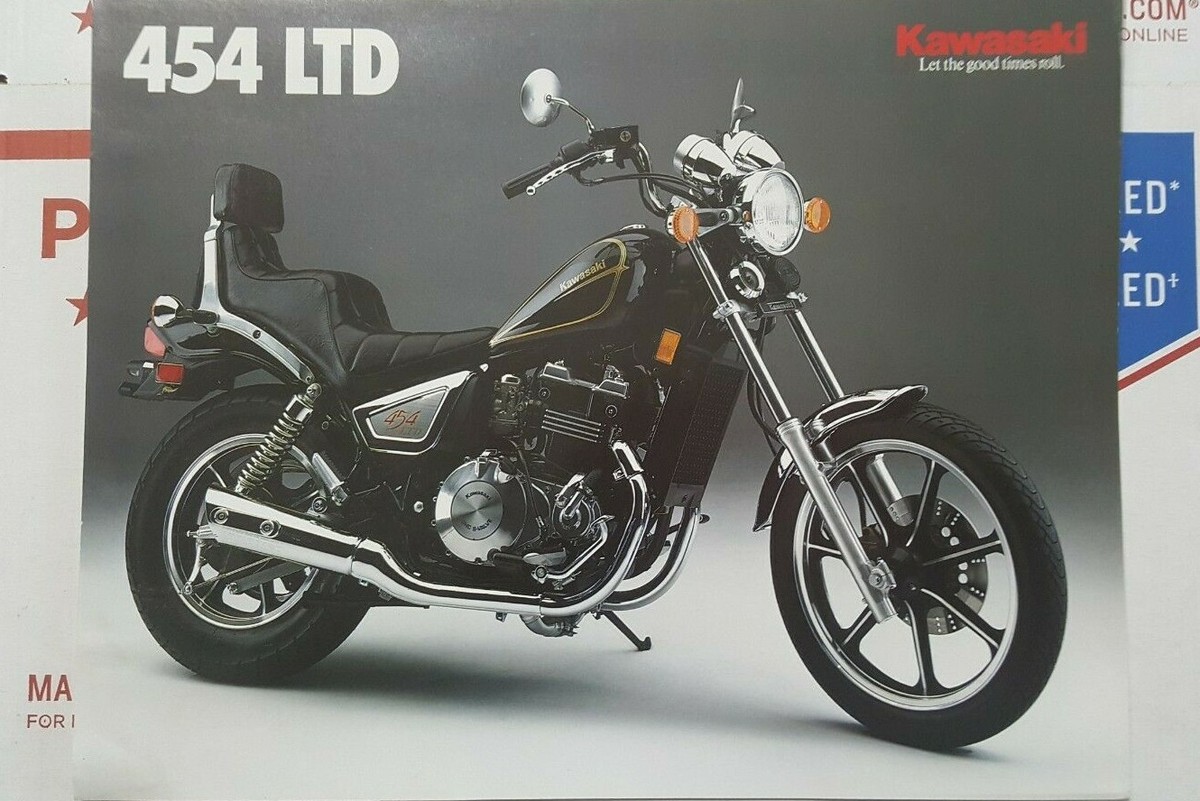 NOS Kawasaki 1989 454 LTD Brochure 99969-2017 (tzp-303) | eBay