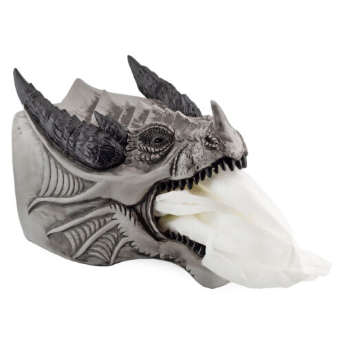 Dragon Tissue Box Cover, Resin Statue Cube Fantasy Gift Tissue Dispenser - Afbeelding 1 van 9