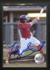2007 Lakewood Blueclaws TUFFY GOSEWISCH Signed Card autograph auto DBACKS