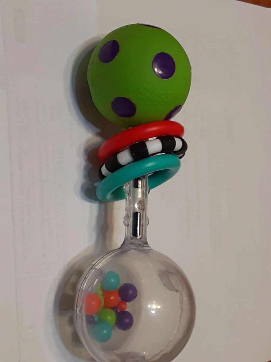 Sassy Spin Shine Rattle Developmental Toy Colors May Vary eBay