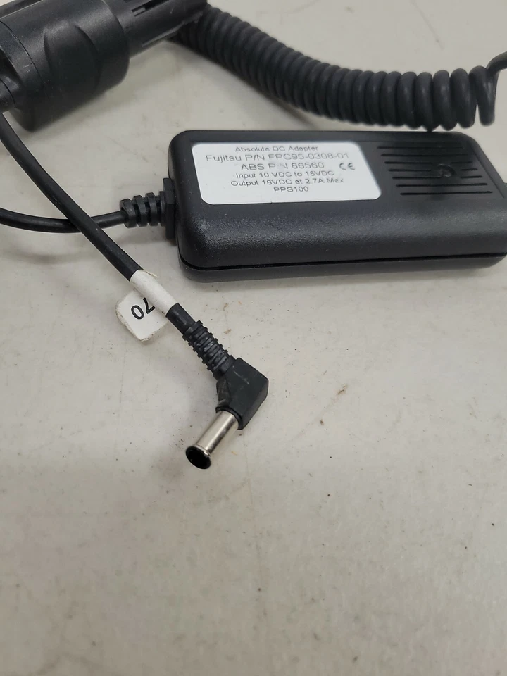 Adaptador de CA automático/aire FUJITSU para portátil FPC95-0308-01 16V P/N: 66560 Foto 2 de 4