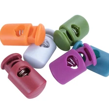 Single Hole Heavy Duty Plastic Cord Lock Clamp Toggle Stop Slider for Paracord