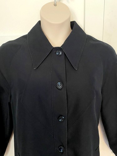 VTG 60s MISTY HARBOR NAVY ANY WEATHER COAT SIZE 18.5-REMOVABLE WOOL LINING-ILGWU - Picture 6 of 12