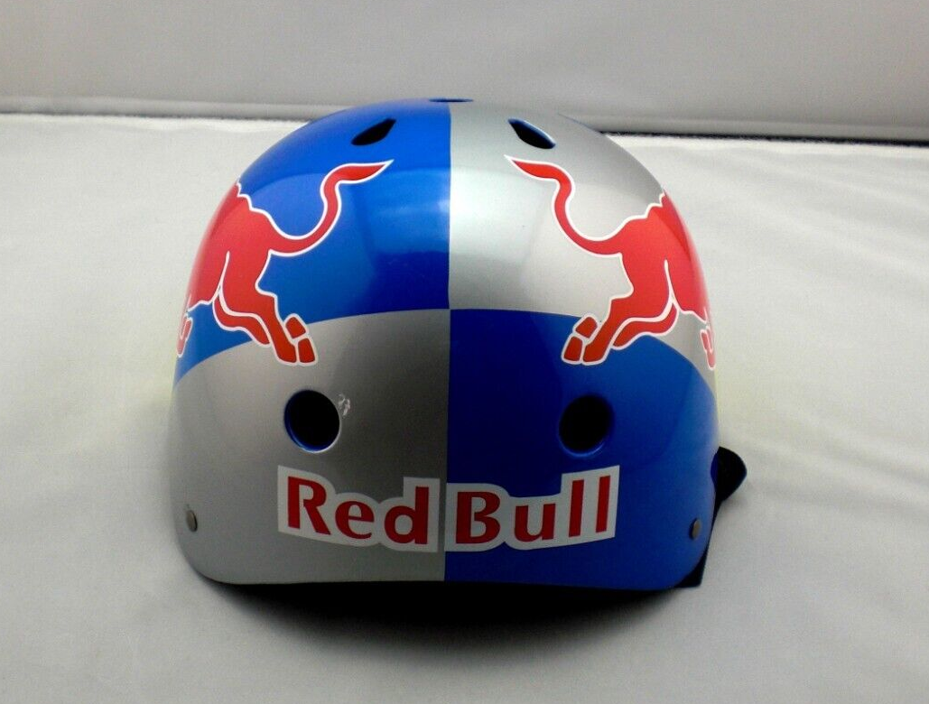 NEW BMX SNOWBOARD SKATE SKI RED HELMET BULL MOUNTAIN BIKE TEAM